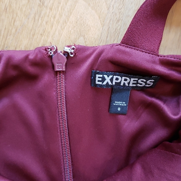 Maroon Express Jumpsuit - Picture 4 of 4